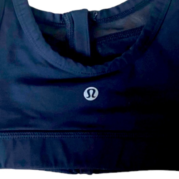 LULULEMON ATHLETICA Zip-Up Mesh Sports Bra Sz 6 - Picture 4 of 14